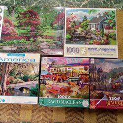 Lot Of 10 Jigsaw Puzzles 20.00