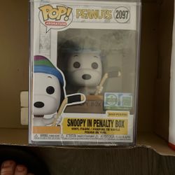 Snoopy And Penalty Box Funko Pop