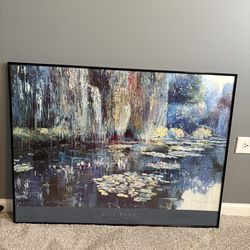 Water Lillie’s framed art