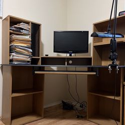 Corner Home Office Student Desk