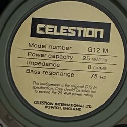 Celestion Greenbacks
