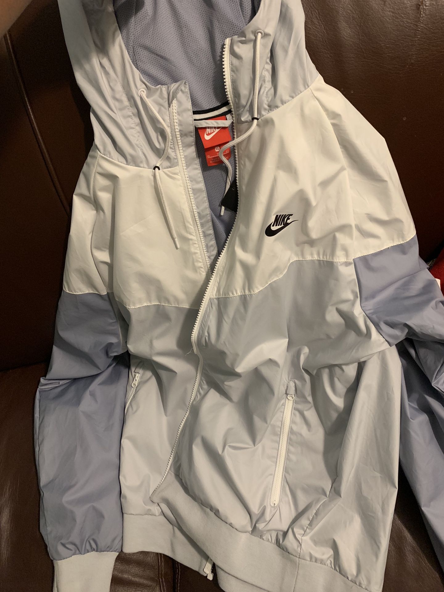 Nike windbreaker white/grey