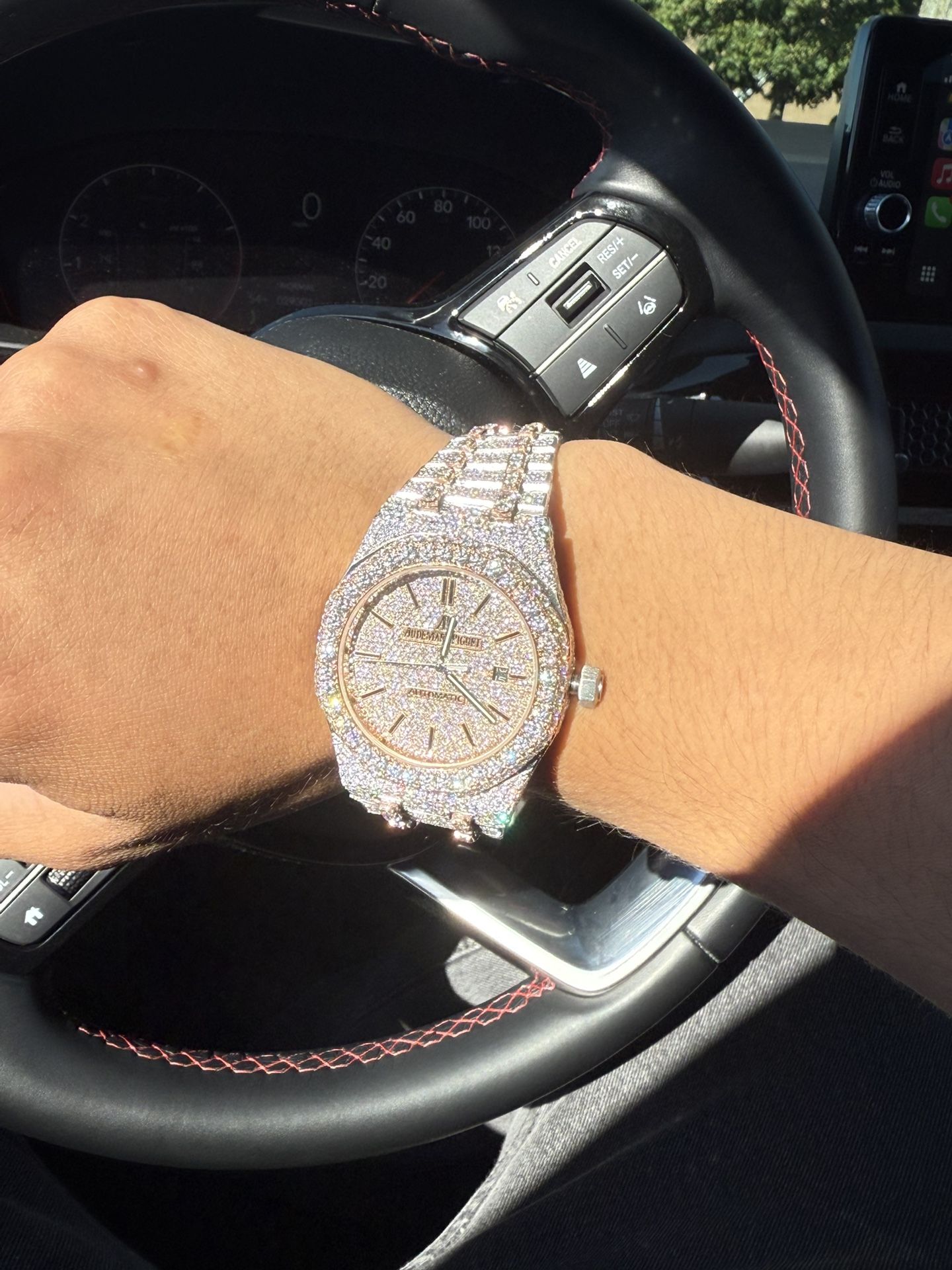 Ap Moissanite Watch (42mm)