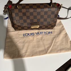 Louis Vuitton Damier Ebene Croisette Cross Body Bag