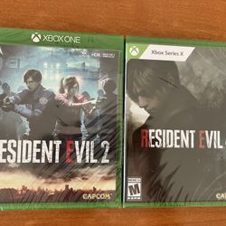 Resident Evil 2 + Resident Evil 4 Remake - Xbox One & Xbox Series X - Brand New/Sealed