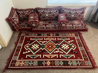 Arabic Majlis Floor Seating Sofa for Living Room, Arabian Mattress Couches, Oriental Moroccan Diwan, Sectional Furniture, Bench Cushions, Loveseat, Ra