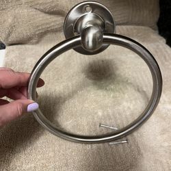 Towel Ring, And Toilet Paper Holder