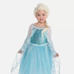 Girls Princess ELSA Costume