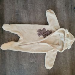 Baby Winter Plush Bodysuit 0-3m 