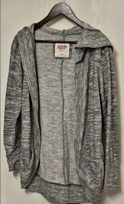 Mossimo Supply Co. Gray Open Front Cardigan