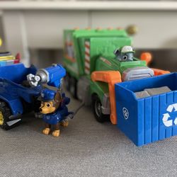 paw  patrol chase and rocky