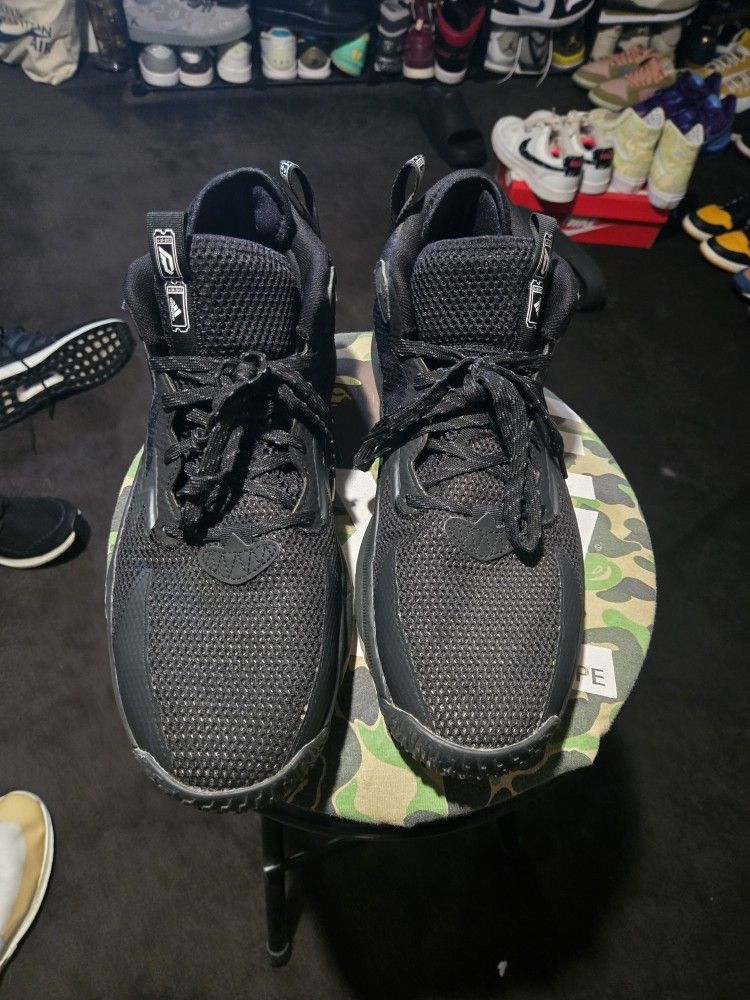 Adidas Dame 8 'Admit One - Core Black Size 12 Men's Great Condition
