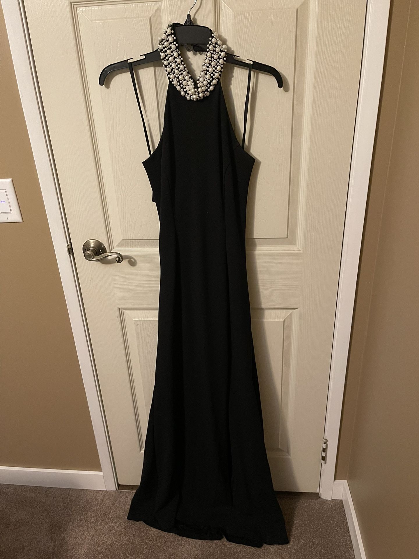 Black pageant / prom / gala dress