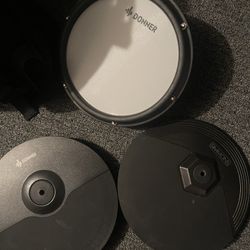 Electric Snare & Two E Cymbals 