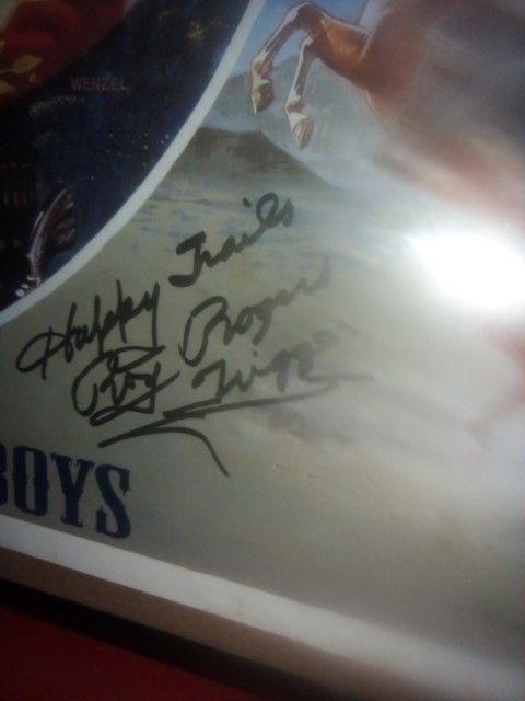 Roy Rogers King Of The Cowboys Poster Hand Signed