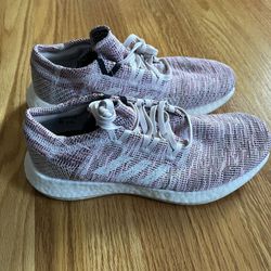 New Adidas Womens PureBoost Go Pink Running Shoes Sneakers Size 9.5