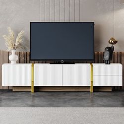 NEW WHITE TV Console