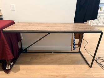 FREE Industrial Wood and Metal Desk