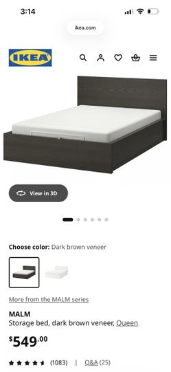 Gently used QUEEN size bed frame
