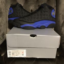 Jordan Retro 13 Black Hyper Royal Size 10