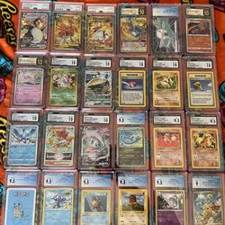 Pokemon graded cards PSA and CGC
