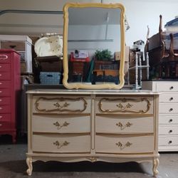 Vintage French Provincial Mirror Only