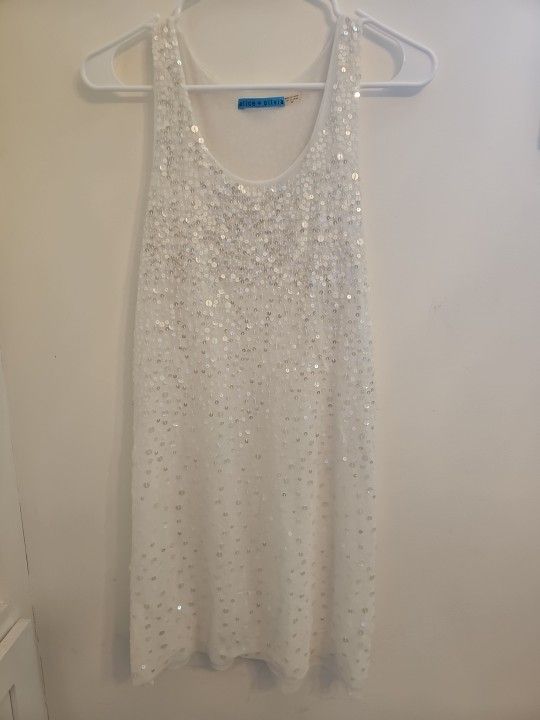 Alice And Olivia Sequin Dress