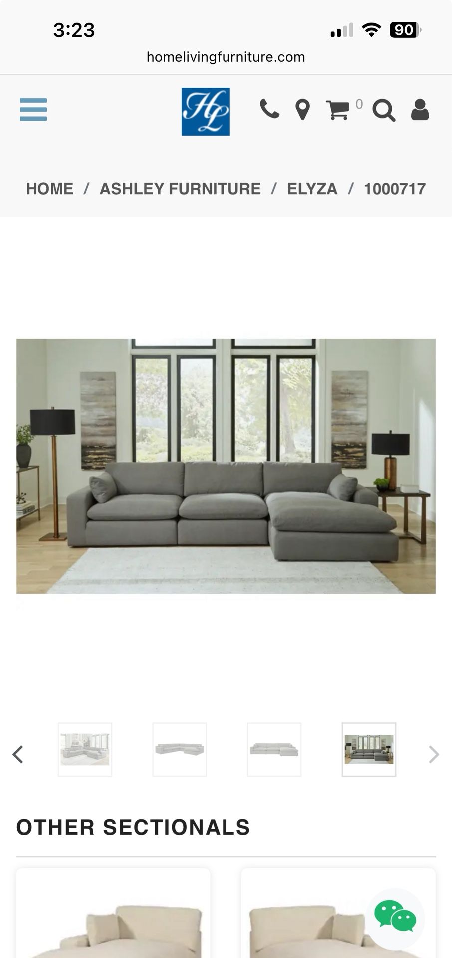 Sectional Couch With Chaise And Ottoman