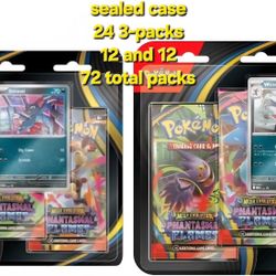 Phantasmal Flames Sealed Case 24 3-pack Blisters 