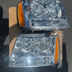 07-14 Chevy Tahoe/Suburban/Avalanche Headlights Faros Calaveras Micas Luces 