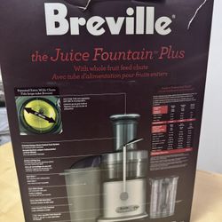 Breville the Juice Fountain Plus Juicer Brushed Stainless Steel