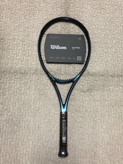 New Wilson Ultra 100 V4 Tennis Racquet Grip Size 4 3/8