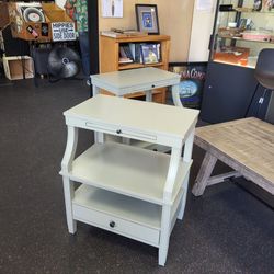 PAIR of NIGHTSTANDS (or chairside tables)