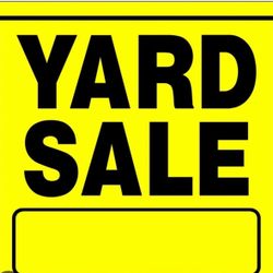 Yard Sale Friday 8 Am To 4 Pm Sat And Sun 8 Am To 4 Pm 