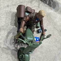 Captain America and Motorcycle 