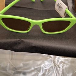 Lime Green Sunglasses 
