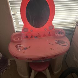 Toddler Beauty Table Play Table 