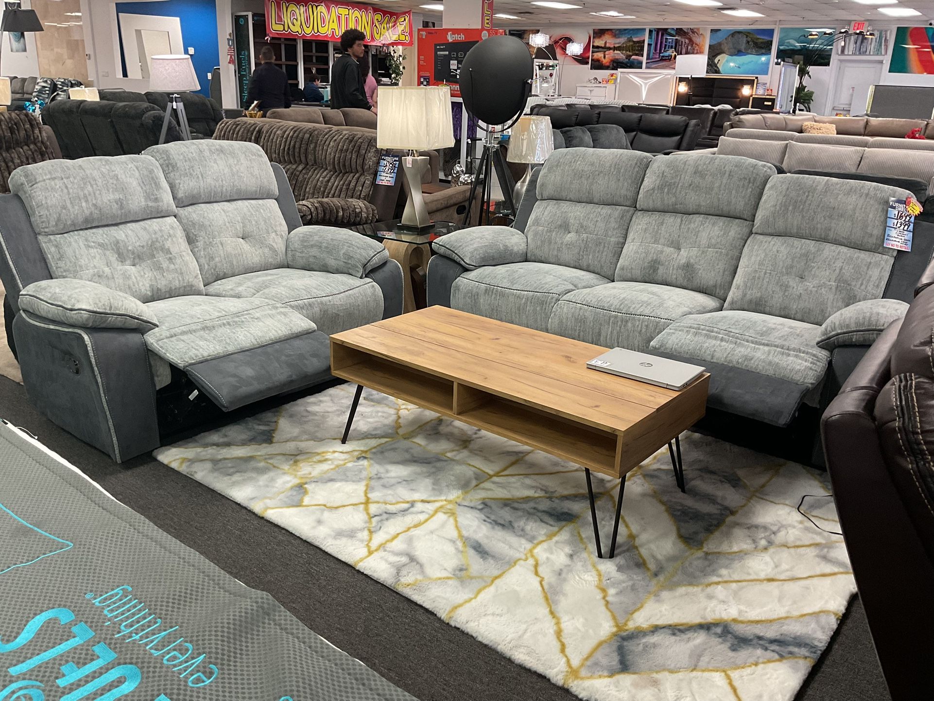 🤩TAX SEASON SALE NOW‼️ BEAUTIFUL SOFA&LOVESEAT SET 30% OFF RETAIL 🤯