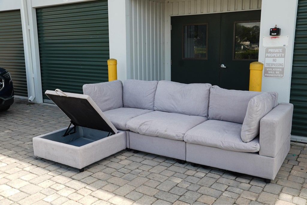 BRAND NEW Grey Cloud Couch