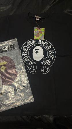 Black-white bape chrome tee