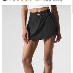 ALO match point tennis skirt.