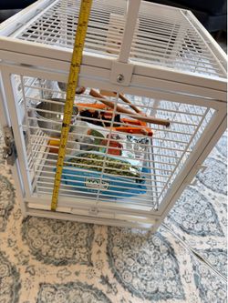 Travel Portable Bird Carrier Cage