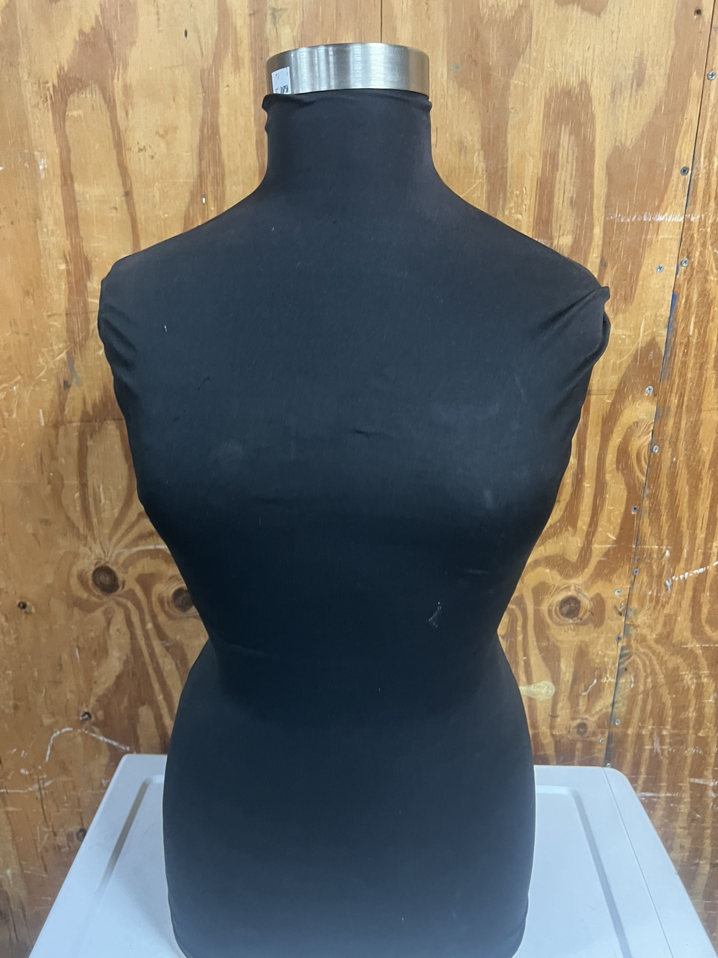 Mannequin Half Female Torso, Nylon Covering Preowned Good Pin-able. Used in good condition.