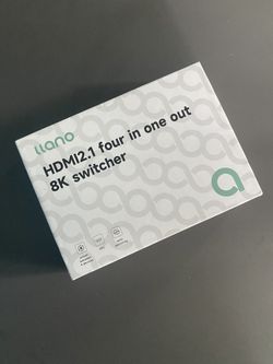 llano HDMI2.1 Four In One Out 8k Switcher💯