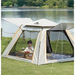 4 People Pop-Up tent quick setup 94”x94x60”