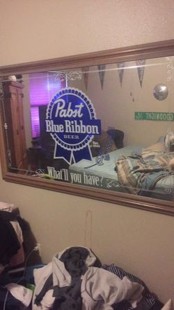 Pbr beer mirror