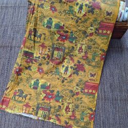 Vintage Salem Historical Print Fabric - Rare Print - Best Offer 