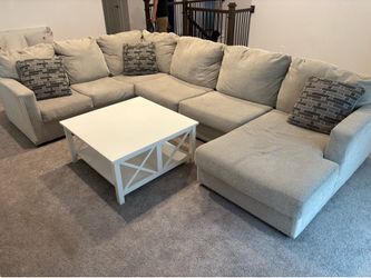 Couch and table