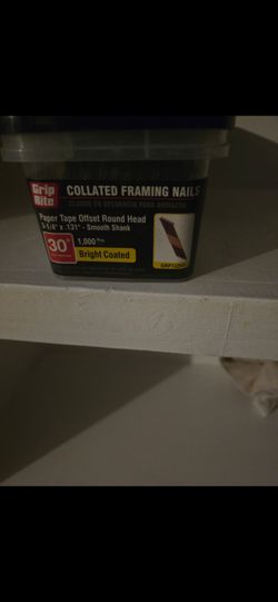 3.1/4"x.131. 30° collared framing nails