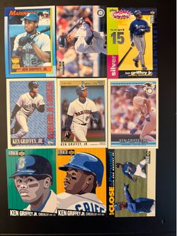 Amazing lot of 18 Ken Griffey Jr. cards! Includes two second year cards!!
